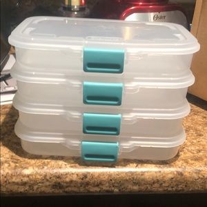 Pack of 4 Sterilite Pencil Containers